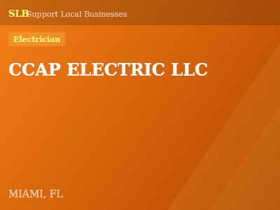 CCAP ELECTRIC LLC — Electrician in MIAMI, FL