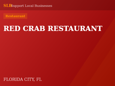 RED CRAB RESTAURANT — Restaurant in FLORIDA CITY, FL