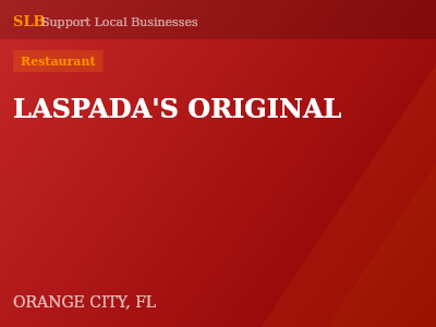 LASPADA'S ORIGINAL — Restaurant in ORANGE CITY, FL