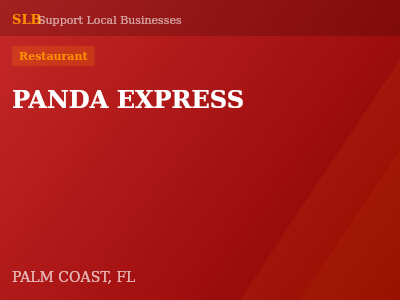 PANDA EXPRESS — Restaurant in PALM COAST, FL