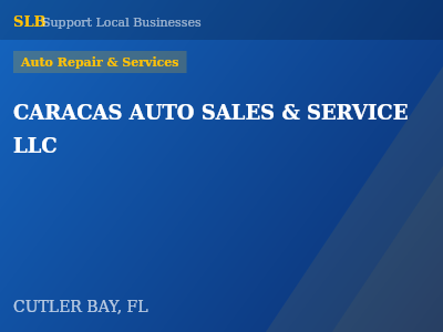 CARACAS AUTO SALES & SERVICE LLC — Auto Repair & Services in CUTLER BAY, FL