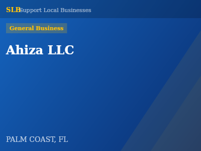 Ahiza LLC — General Business in PALM COAST, FL