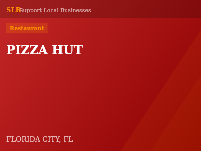 PIZZA HUT — Restaurant in FLORIDA CITY, FL