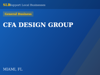 CFA DESIGN GROUP — General Business in MIAMI, FL