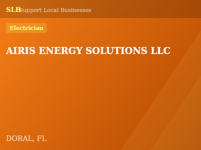 AIRIS ENERGY SOLUTIONS LLC — Electrician in DORAL, FL