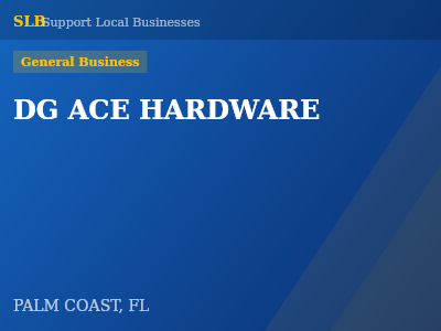 DG ACE HARDWARE — General Business in PALM COAST, FL
