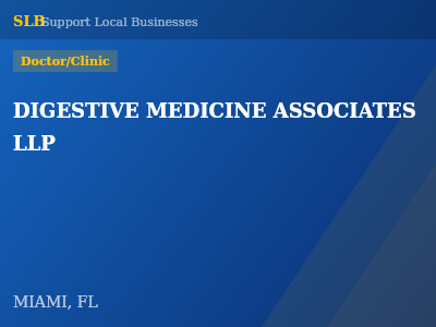DIGESTIVE MEDICINE ASSOCIATES LLP — Doctor/Clinic in MIAMI, FL