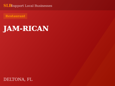 JAM-RICAN — Restaurant in DELTONA, FL