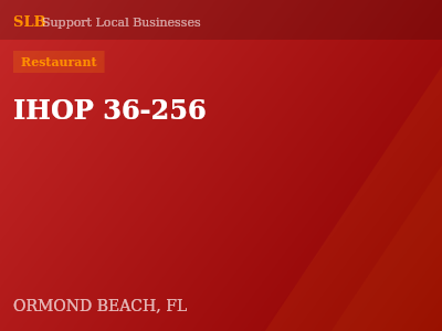 IHOP 36-256 — Restaurant in ORMOND BEACH, FL