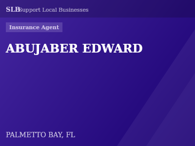 ABUJABER EDWARD — Insurance Agent in PALMETTO BAY, FL