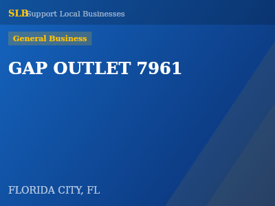 GAP OUTLET 7961 — General Business in FLORIDA CITY, FL