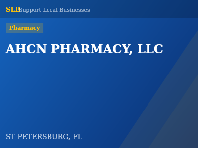 AHCN PHARMACY, LLC — Pharmacy in ST PETERSBURG, FL