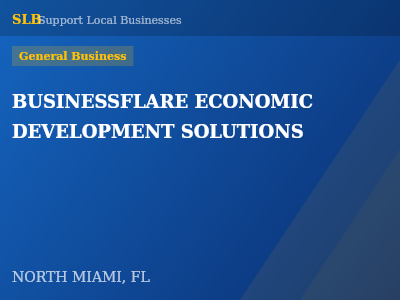 BUSINESSFLARE ECONOMIC DEVELOPMENT SOLUTIONS — General Business in NORTH MIAMI, FL