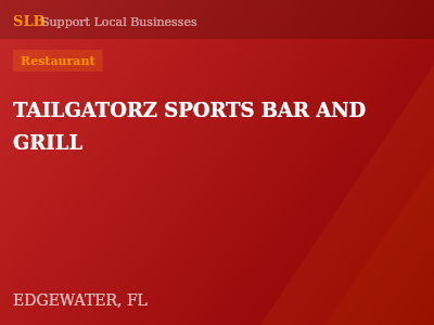 TAILGATORZ SPORTS BAR AND GRILL — Restaurant in EDGEWATER, FL