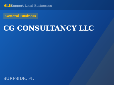 CG CONSULTANCY LLC — General Business in SURFSIDE, FL