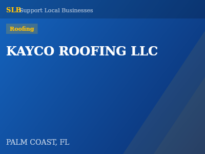 KAYCO ROOFING LLC — Roofing in PALM COAST, FL