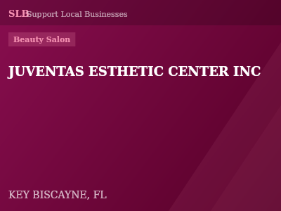 JUVENTAS ESTHETIC CENTER INC — Beauty Salon in KEY BISCAYNE, FL