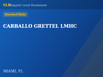 CARBALLO GRETTEL LMHC — Doctor/Clinic in MIAMI, FL