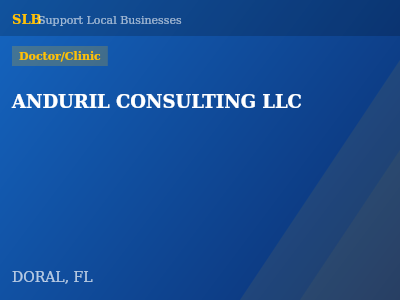 ANDURIL CONSULTING LLC — Doctor/Clinic in DORAL, FL