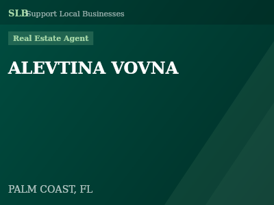 ALEVTINA VOVNA — Real Estate Agent in PALM COAST, FL