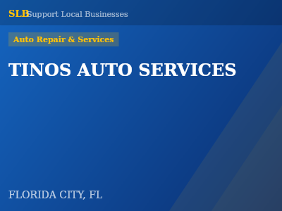 TINOS AUTO SERVICES — Auto Repair & Services in FLORIDA CITY, FL