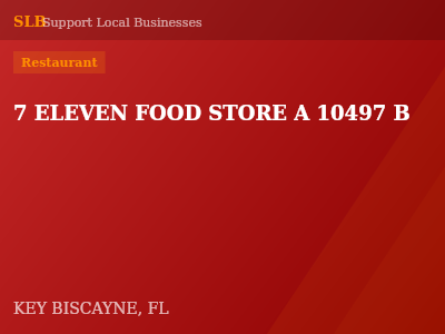 7 ELEVEN FOOD STORE A 10497 B — Restaurant in KEY BISCAYNE, FL