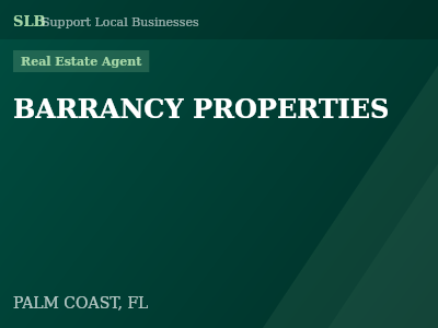 BARRANCY PROPERTIES — Real Estate Agent in PALM COAST, FL