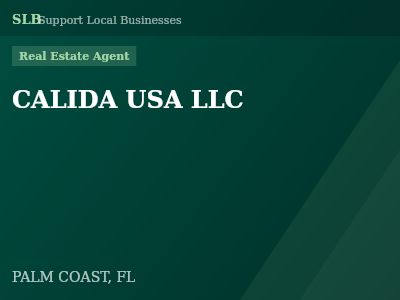 CALIDA USA LLC — Real Estate Agent in PALM COAST, FL
