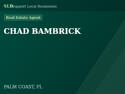 CHAD BAMBRICK — Real Estate Agent in PALM COAST, FL