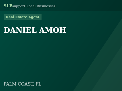 DANIEL AMOH — Real Estate Agent in PALM COAST, FL