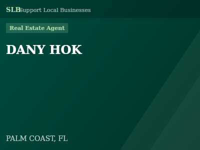 DANY HOK — Real Estate Agent in PALM COAST, FL