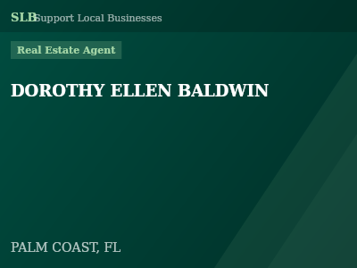 DOROTHY ELLEN BALDWIN — Real Estate Agent in PALM COAST, FL