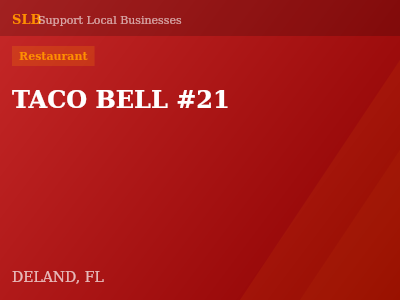 TACO BELL #21 — Restaurant in DELAND, FL