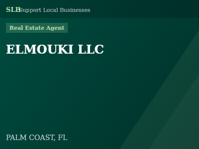 ELMOUKI LLC — Real Estate Agent in PALM COAST, FL