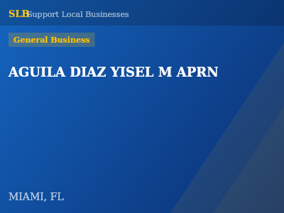 AGUILA DIAZ YISEL M APRN — General Business in MIAMI, FL