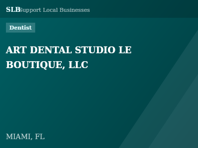 ART DENTAL STUDIO LE BOUTIQUE, LLC — Dentist in MIAMI, FL