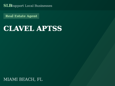 CLAVEL APTSS — Real Estate Agent in MIAMI BEACH, FL