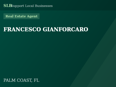 FRANCESCO GIANFORCARO — Real Estate Agent in PALM COAST, FL
