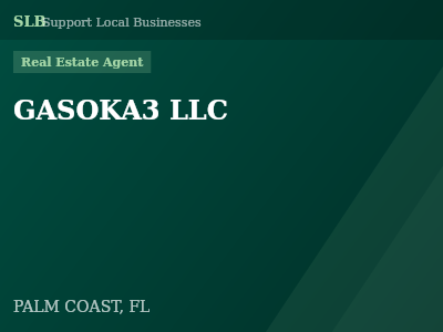 GASOKA3 LLC — Real Estate Agent in PALM COAST, FL
