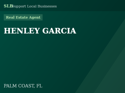 HENLEY GARCIA — Real Estate Agent in PALM COAST, FL