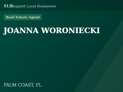 JOANNA WORONIECKI — Real Estate Agent in PALM COAST, FL
