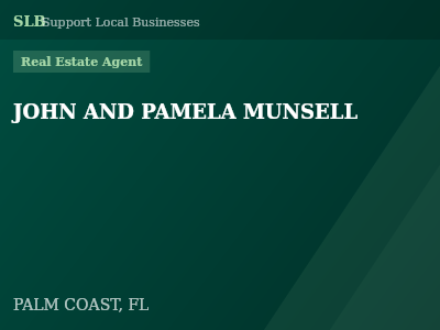 JOHN AND PAMELA MUNSELL — Real Estate Agent in PALM COAST, FL