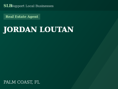 JORDAN LOUTAN — Real Estate Agent in PALM COAST, FL