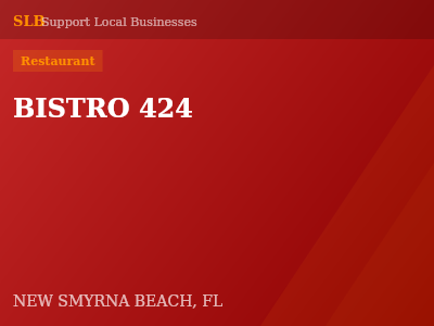 BISTRO 424 — Restaurant in NEW SMYRNA BEACH, FL
