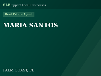 MARIA SANTOS — Real Estate Agent in PALM COAST, FL