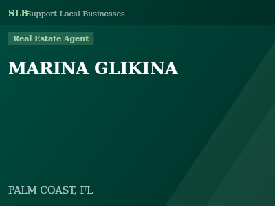 MARINA GLIKINA — Real Estate Agent in PALM COAST, FL