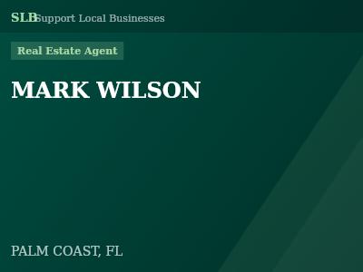 MARK WILSON — Real Estate Agent in PALM COAST, FL