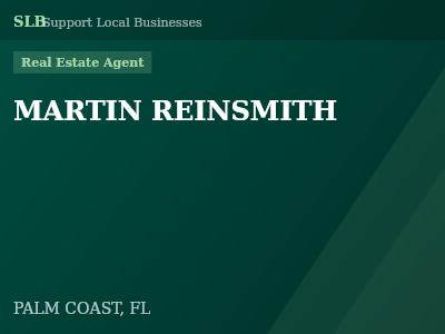 MARTIN REINSMITH — Real Estate Agent in PALM COAST, FL