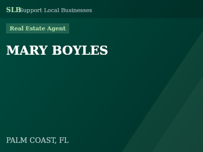 MARY BOYLES — Real Estate Agent in PALM COAST, FL