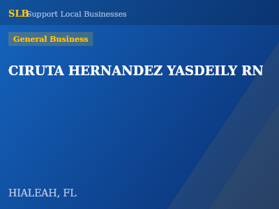 CIRUTA HERNANDEZ YASDEILY RN — General Business in HIALEAH, FL